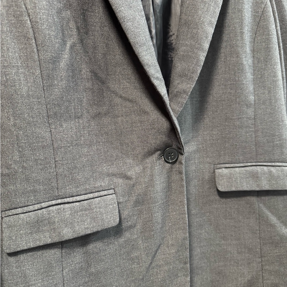 Worthington Blazer Women's 6 Gray Professional Business Office - Picture 2 of 4